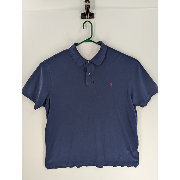 Polo Ralph Lauren Other - Polo Ralph Lauren Navy Blue Short Sleeve Polo Shirt, Men's 2XLT, Pony, Tall